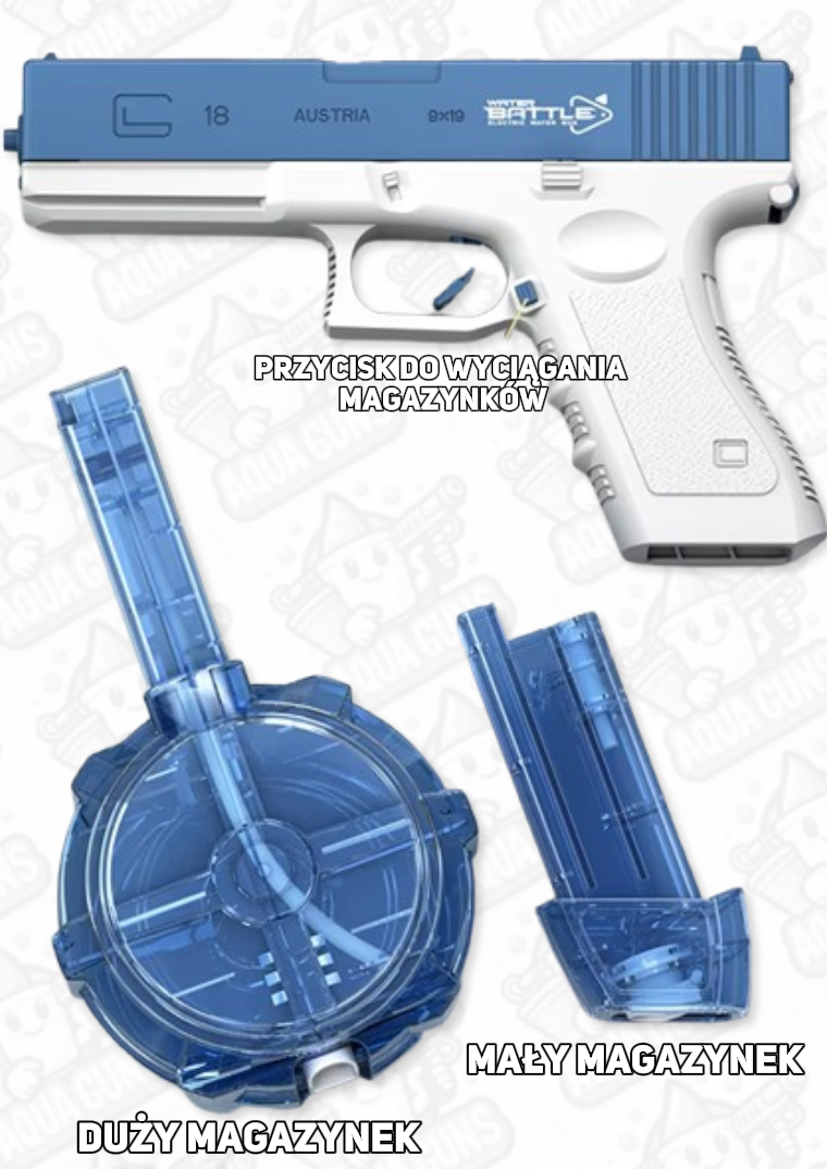 Pistolet na wodę Glock | AquaGuns™